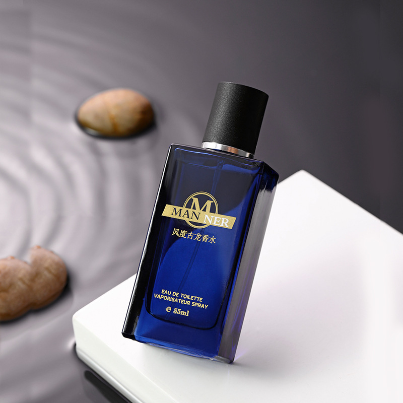Net red explosions beautiful posture cologne men's perfume lasting fragrance blue ocean fragrance wood manufacturers wholesale
