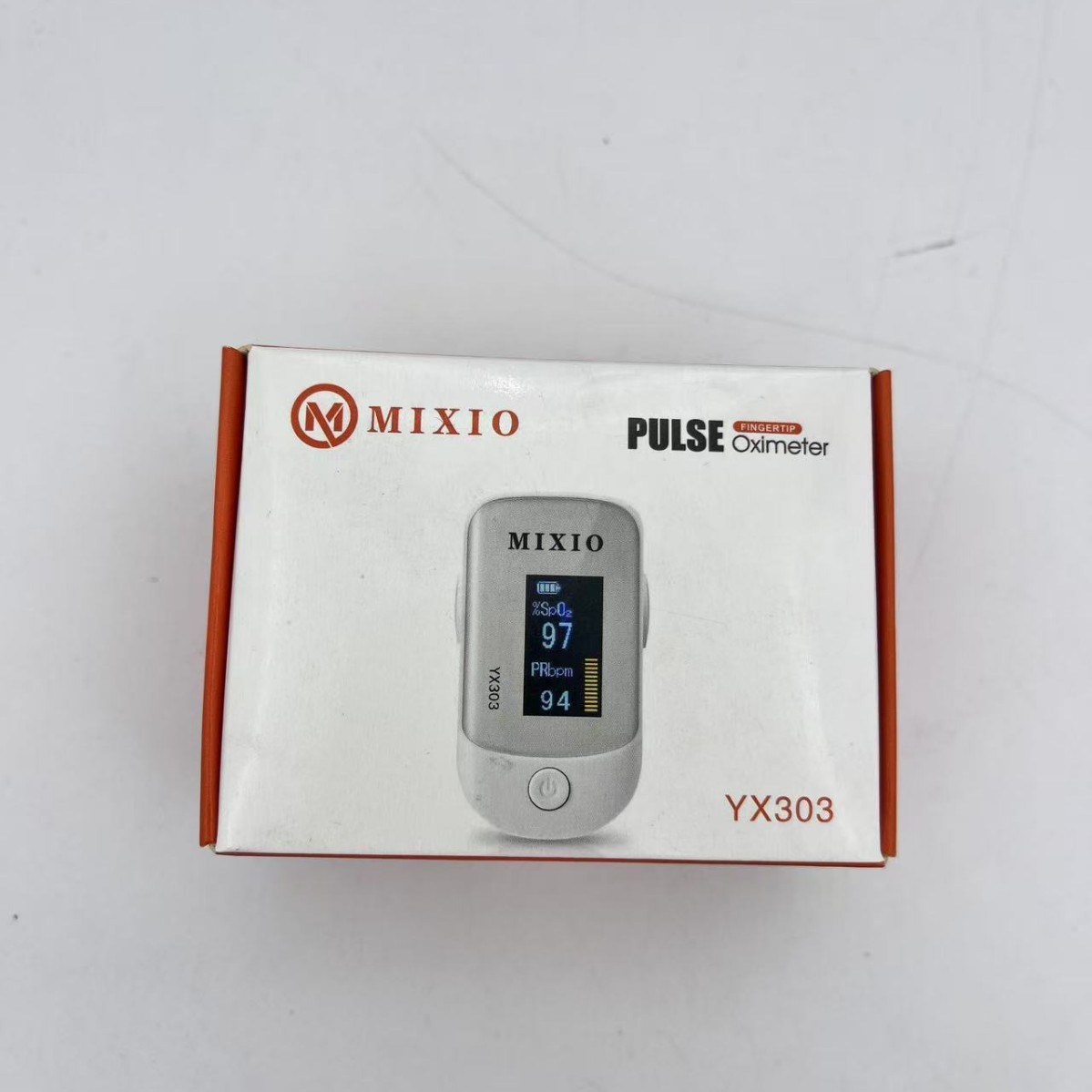 Пульсоксиметр с клипсой для пальца, мониторинг сна, сердечный ритм (английская упаковка)