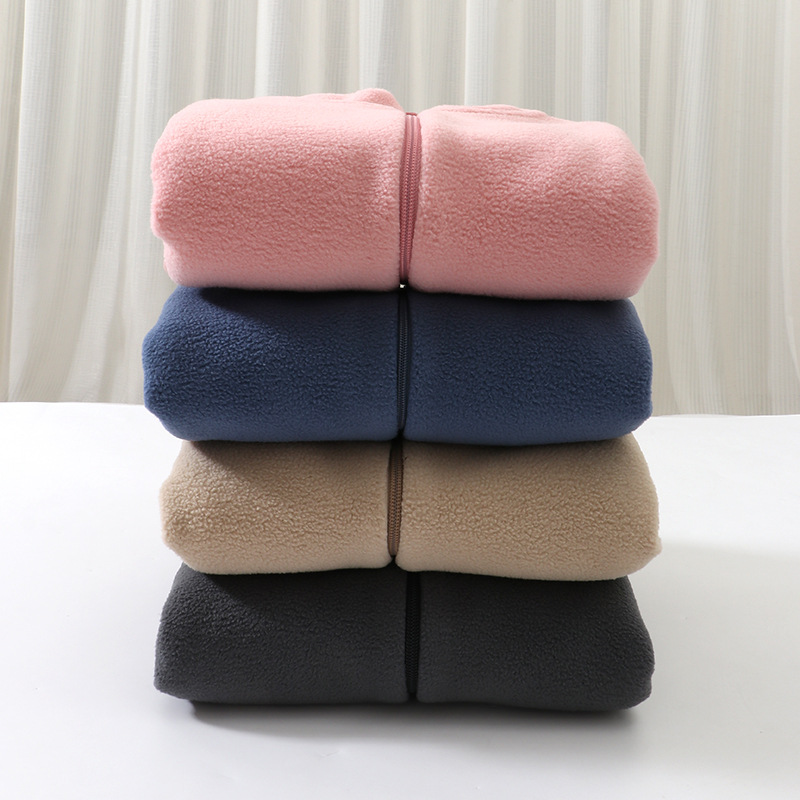 Children's Autumn and Winter Polar Fleece Coat Thickened Warm Breathable Cardigan Jacket for Children and Children Fashionable School Uniform Warm