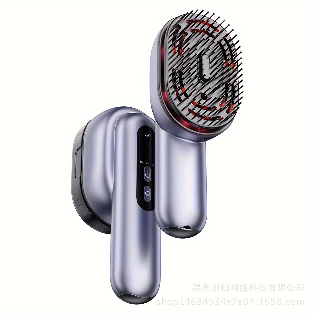 Essential oil comb atomization introduction electric massage comb red scalp medicine device hair comb hair growth instrument small gift