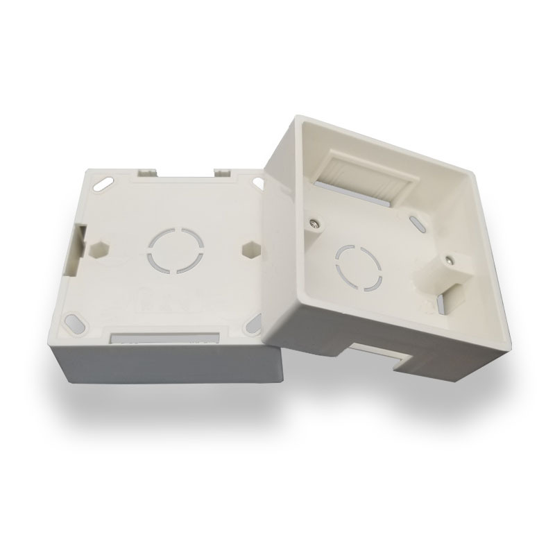 Fulimei Brand National Standard 3C with Certificate Type 86 Exposed Bottom Box Junction Box Home Decoration White Switch Bottom Box