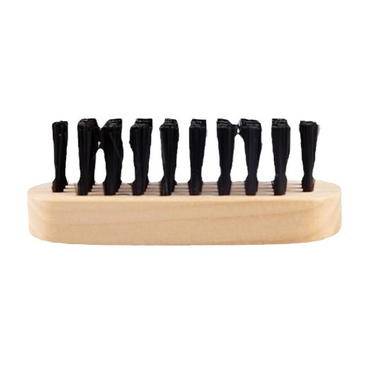 Daily Necessities 0302 Solid Wood Mini Shoe Brush Cloth Shoe Small Brush Wooden Cleaning Brush Shoe Polish Set Brush Hard Bristle Shoe Brush