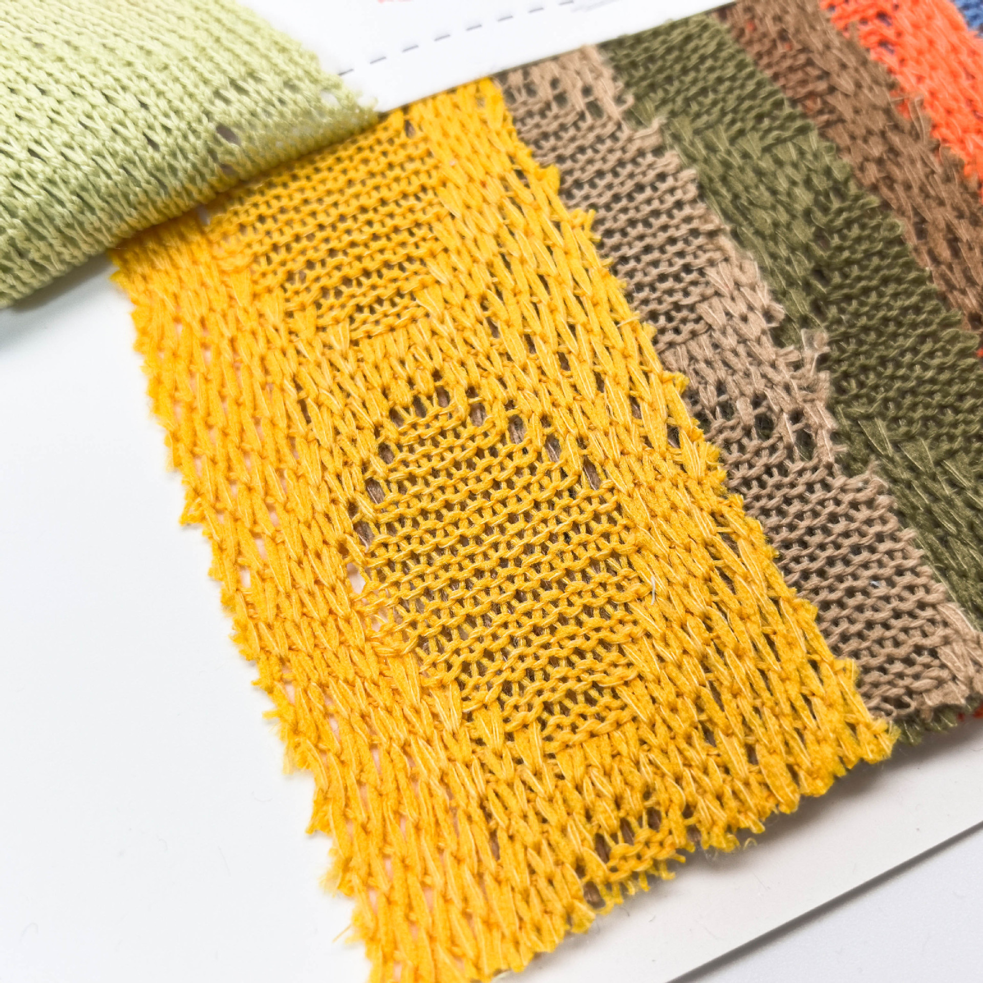 Hollow Knitted Mesh Wool Knitted Jacquard Fabric W0124 Knitted Blouse Base dress Fabric