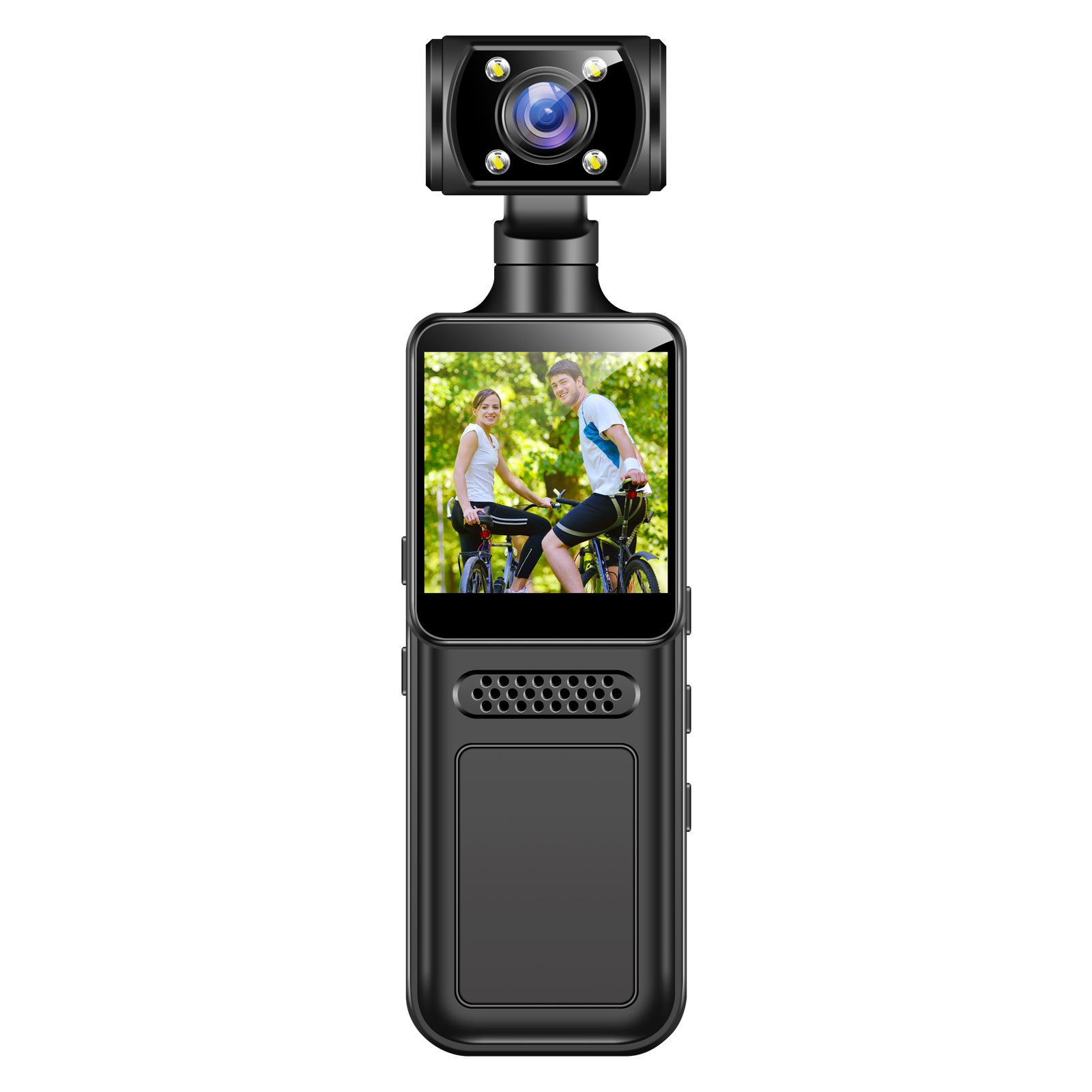 Cross-Border Hot-Selling High-Definition Portable Body Camera with Screen, Handheld Clip-On Action Camera, Pocket Outdoor Camera