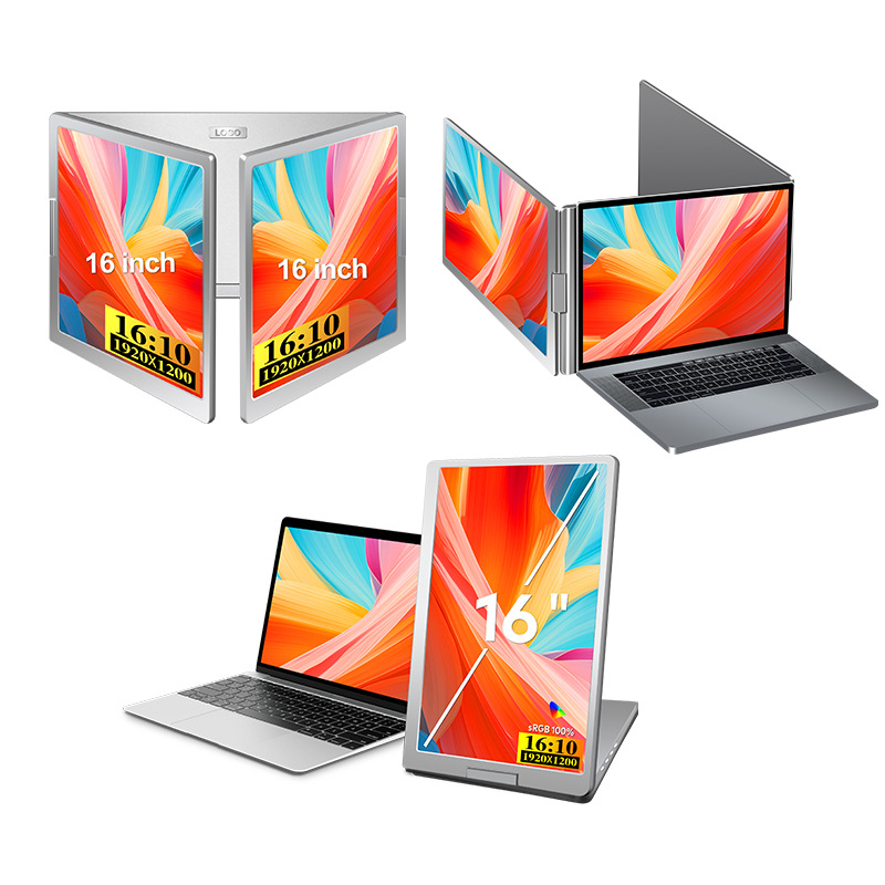 Portable Monitor Single Screen/Dual Screen/Three Screen Portable Screen Notebook Secondary Screen