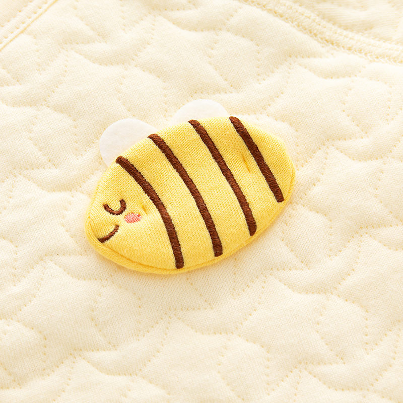 Half-Back Clothes Newborn Baby Autumn and Winter Cotton Newborn Baby Clothes Winter Thickened Warm Newborn Cotton Top