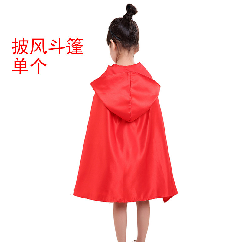 Fairy Tale Drama Kidsren's Performance Costumes Textbook Drama Little Red Riding Hood Big Bad Wolf Hunter Mom Grandma Grandma Big Tree Little Tree