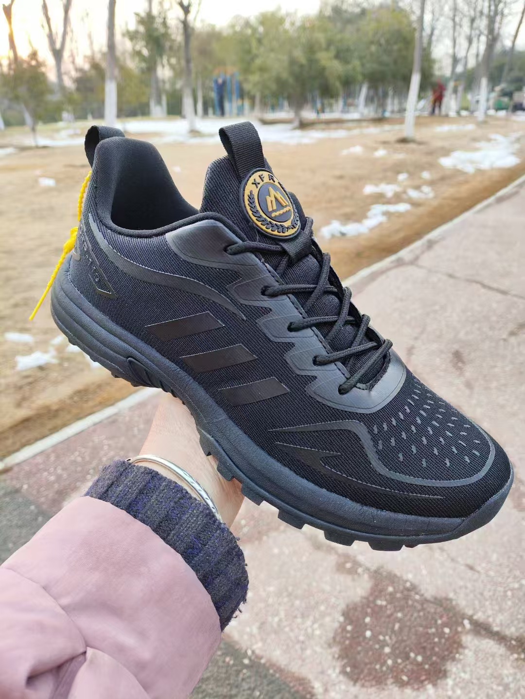 Пожарные весенние и осенние третьего поколения, экстренные спасательные ботинки, шнуровка, вентилируемая и не душная резиновая подошва