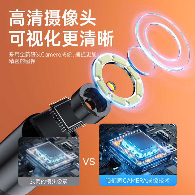 New Type-C Direct Camera HD 7mm Industrial Endoscope Waterproof Endoscope for Android Phone