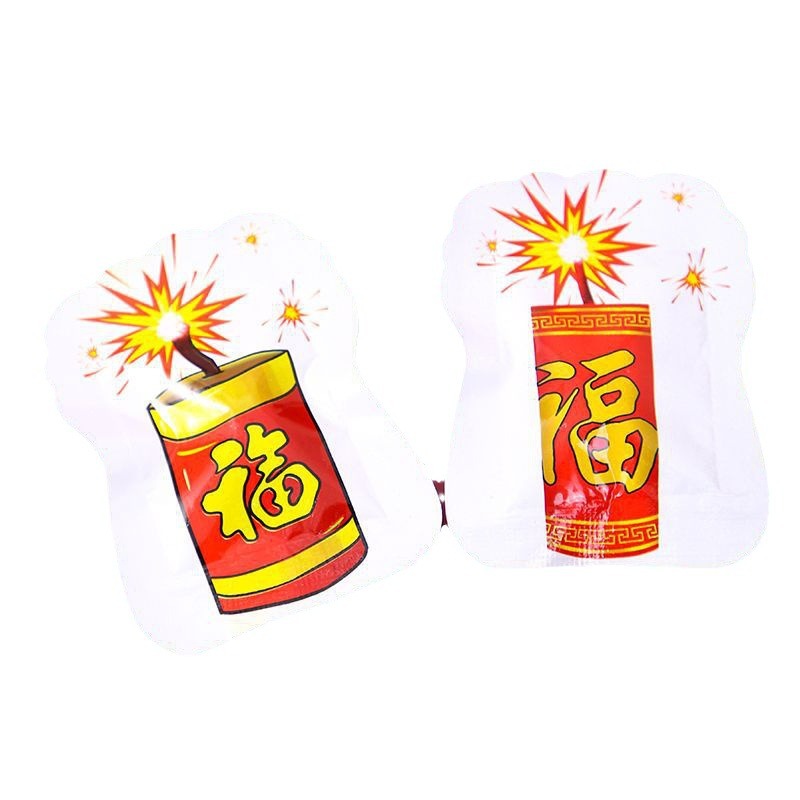 New Year's Day fireworks simulation automatic inflatable fireworks self-explosion trick toy New Year festive atmosphere explosion gun