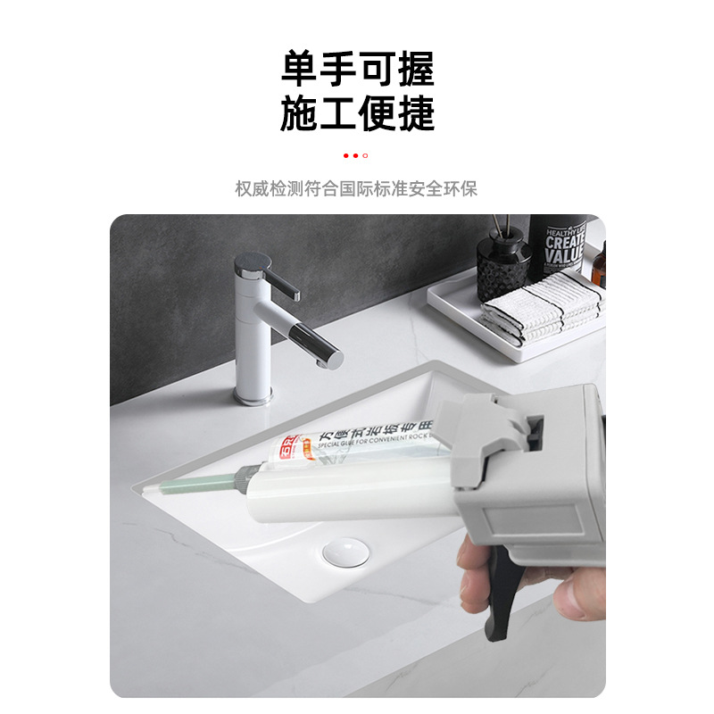 Manufacturer Source Stone Brothers Stone Slab Adhesive for Bathroom 45-Degree Bonding Stone Slab Adhesive Seam Joining Dolomite Adhesive