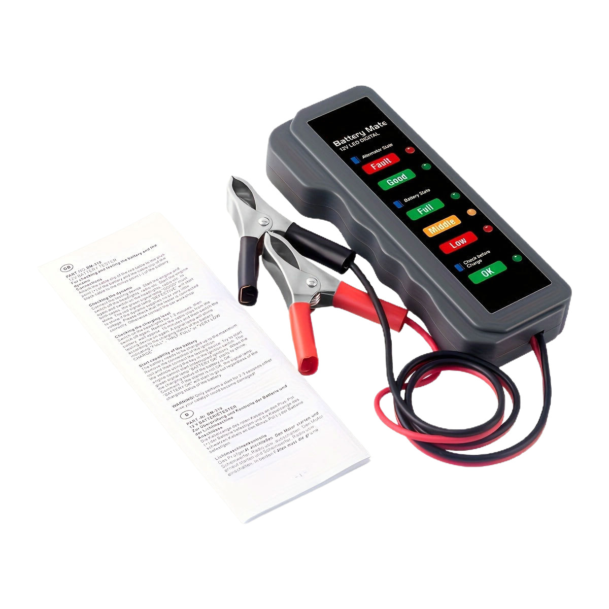 Carbatterytester Car Battery Tester Battery Tester 12V Motorcycle Portable Car