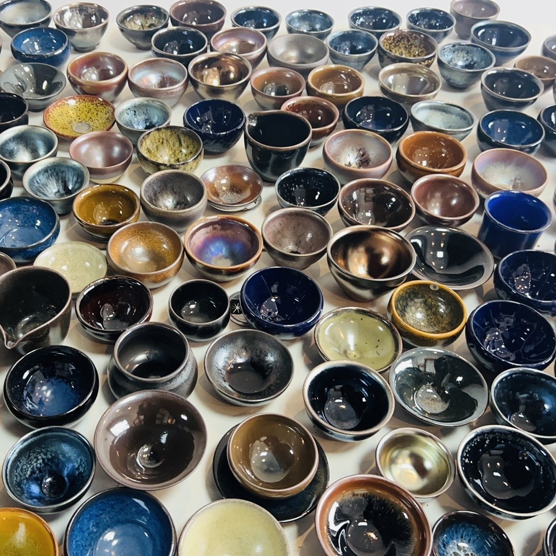 Немного дефектная чашка Jianyang Jian Kiln, оригинальная глазурь, ручная работа, красивая чашка