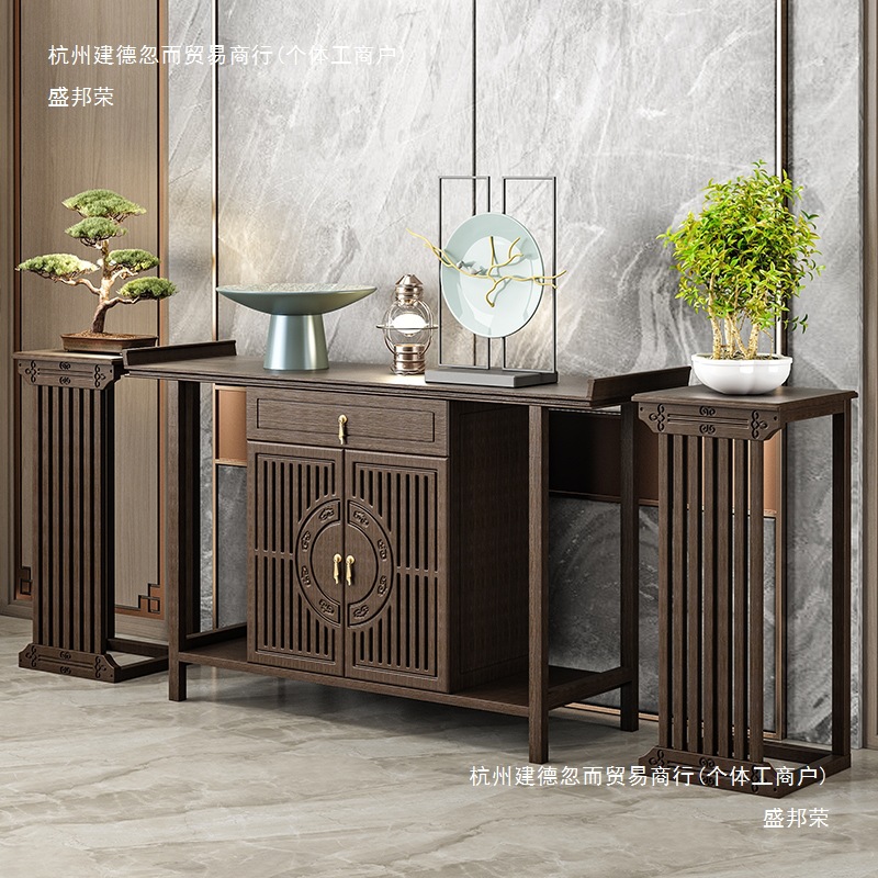 A12 New Chinese-Style Altar Cabinet, Incense Table, Foyer Cabinet, Modern Living Room Buddhist Shrine, Home Living Room, Simple and Other