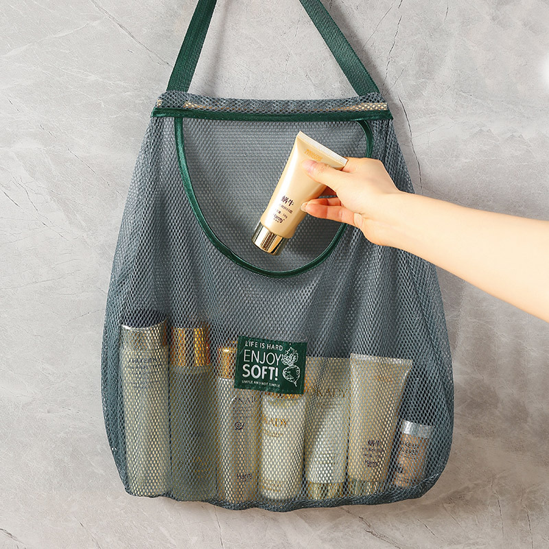 Portable Fruit and Vegetable Hanging Bag Scallion, Ginger and Garlic Storage Fruit and Vegetable Storage Mesh Bag Hollow Mesh Bag Kitchen Vegetable and Fruit Storage Bag