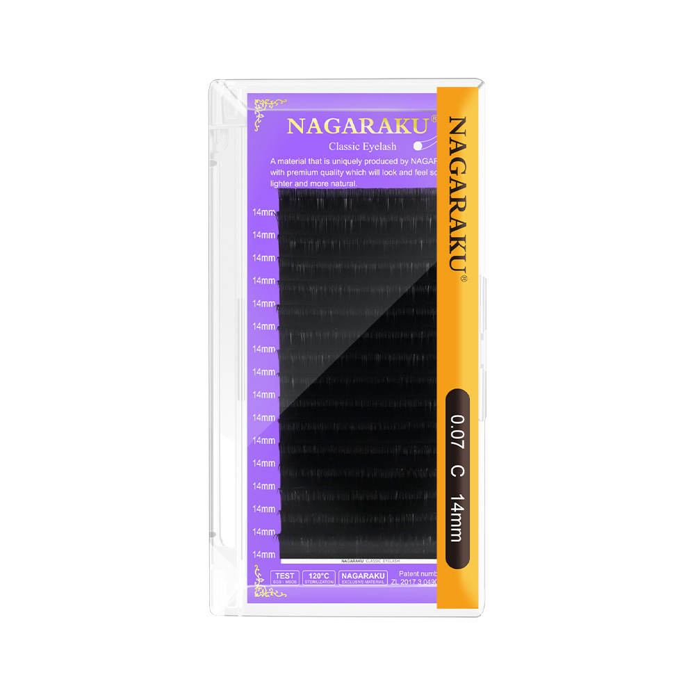 NAGARAKU single round hair grafting eyelash factory direct wholesale