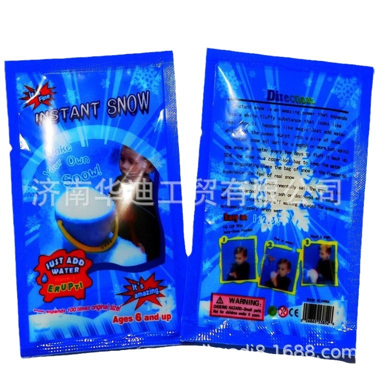 Cross-Border Amazon Supply 8g Bag - Ordinary Artificial Snow Christmas Snow Fake Snow/Christmas/Magic