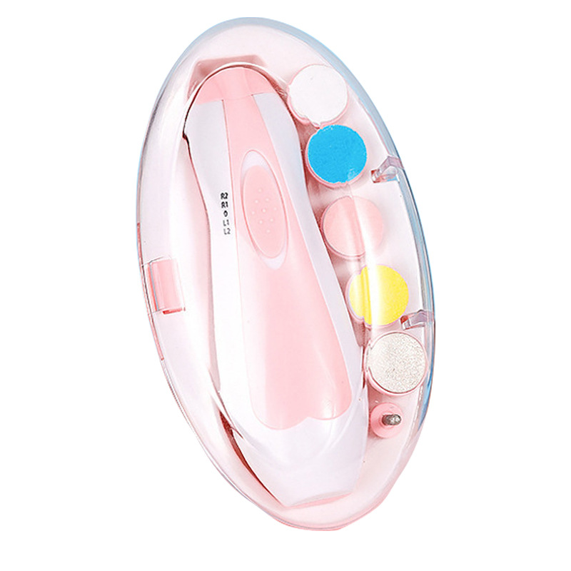 Cross-Border Baby Nail Polisher Six-In-One Electric Nail Polisher Hot Selling Care Baby Nail Clipper Children's Nail Polisher