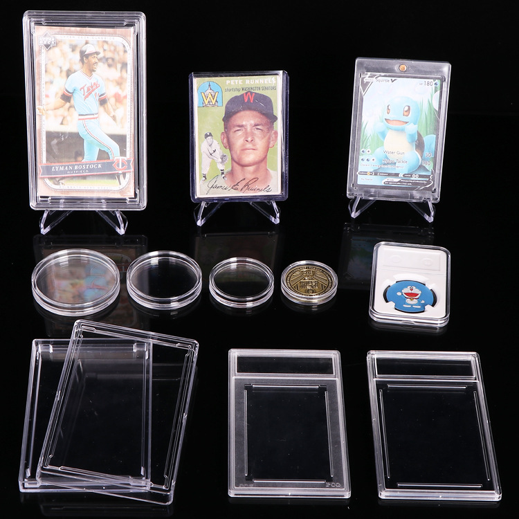 Коробка для оцененных карт знаменитостей, кастомизированная коробка для оценки игр, коллекционная монета