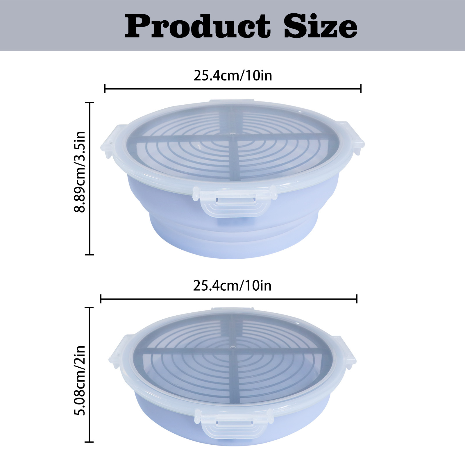 Cross Border New Silicone Batter Bowl Collapsible Batter Bowl Batter Crumb Stir