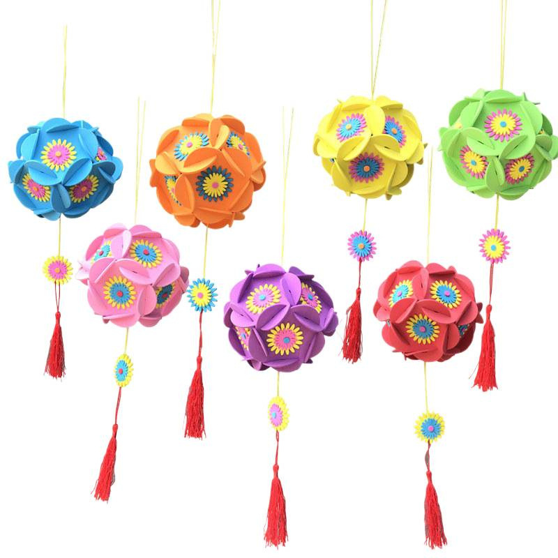 Hydrangea DIY Material Package Handmade Decoration March 3Rd Production DIY Hydrangea Pendant Kidsren's Material Package Eva Activity