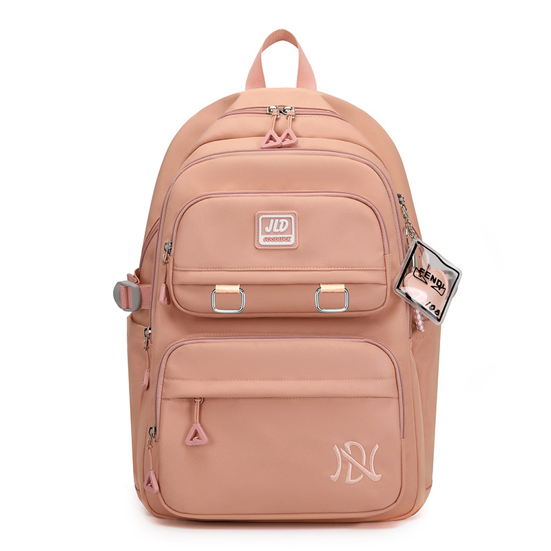 Foreign Trade Simple Large Capacity Travel Backpack Girls' Lightweight Casual Backpack Junior High School Students and Middle School Students Schoolbag All-match