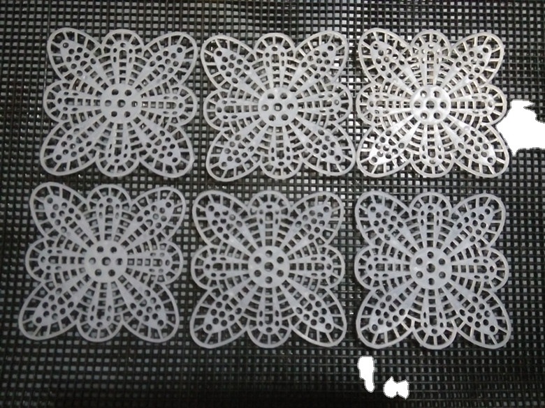 Hollow Bright Silk Thread Hook for Bag Plastic Butterfly Sheet Hook for Car Cushion 11.5cm