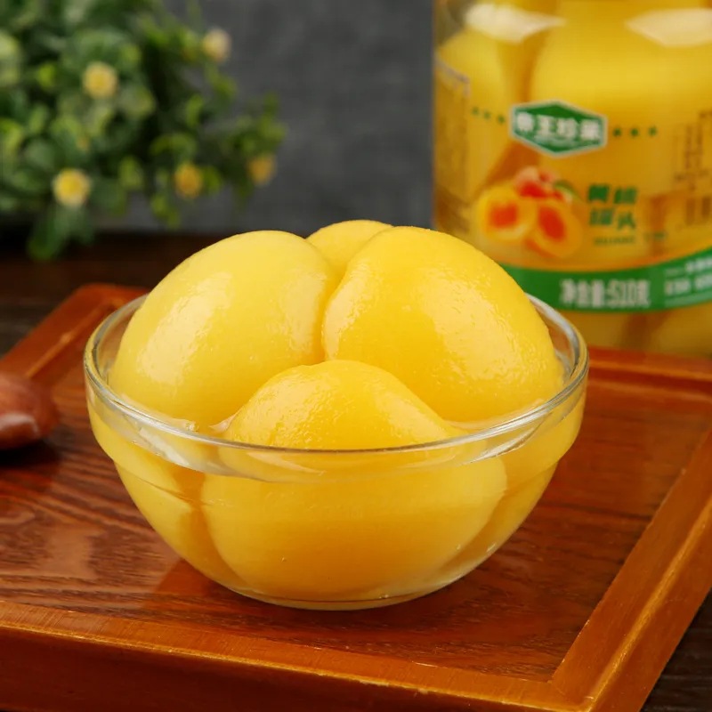 [Manufacturer Direct Delivery] Canned Yellow Peach 510g/4 Large Bottles of Fresh Sugar Water Mixed Assorted Fruit Canned Snacks