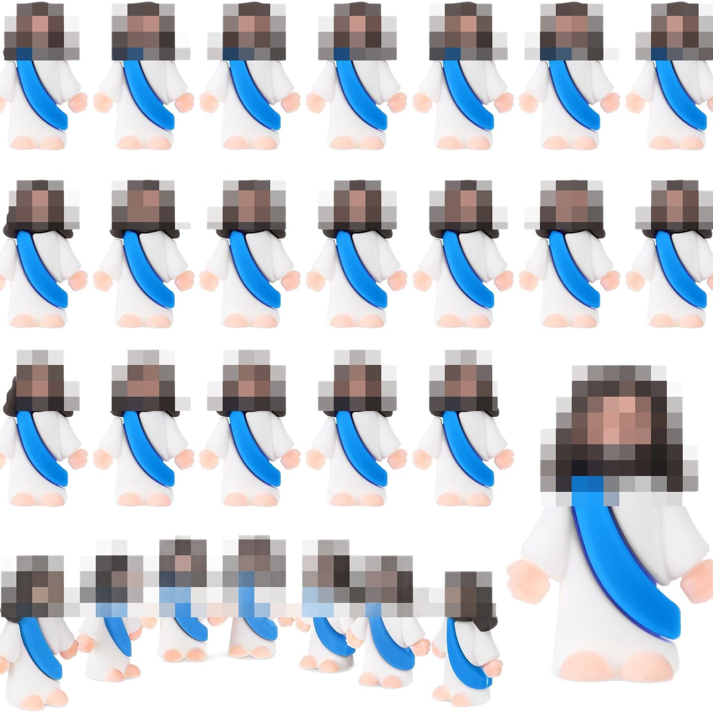 Easter New Mini Figurine Easter Decorations Villain Decoration Gift