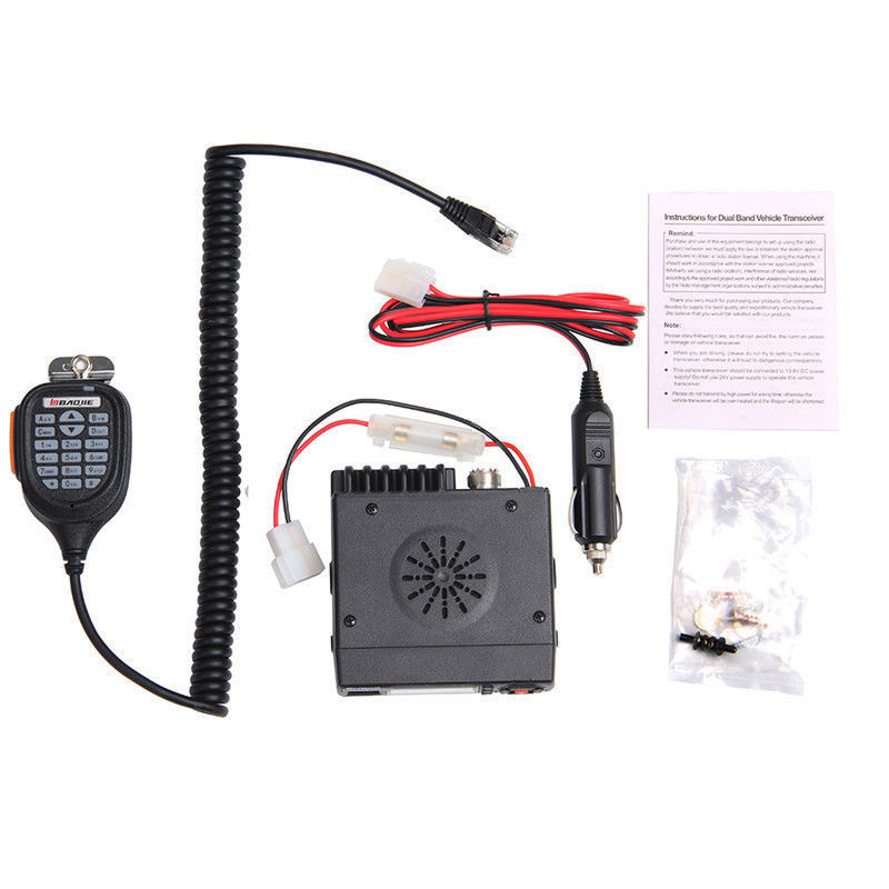 Baojie Bj-218Uv Dual-Section Mini Car Station 25W Self-Driving Game Fleet Car Radio Intercom Manufacturer Wholesale