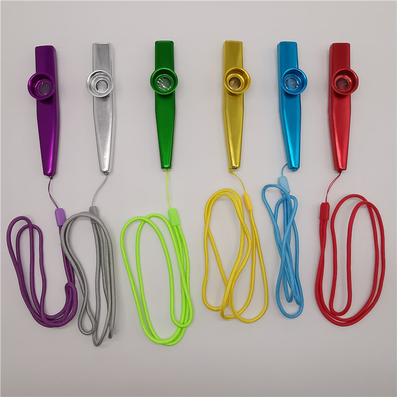 Early Kidshood Education Kazoo Kidsren's Musical Instrument Teaching Aids DIY Paper Flute Wholesale Metal Kazoo