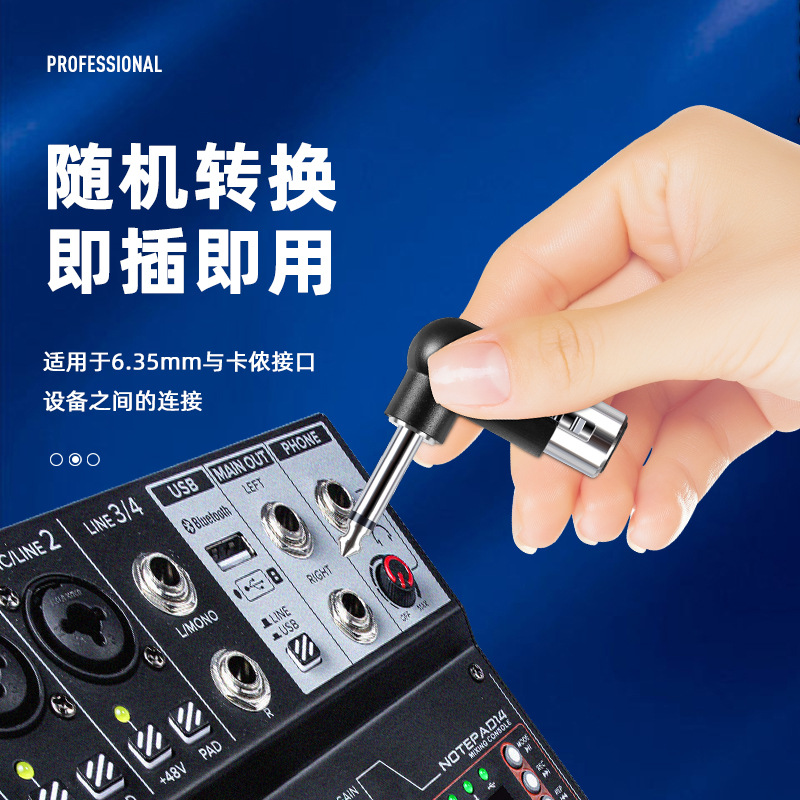 6.35 Xlr Wireless Transceiver Xlr Wireless Grenade System Wired to Wireless Conversion Plug Guitar Microphone