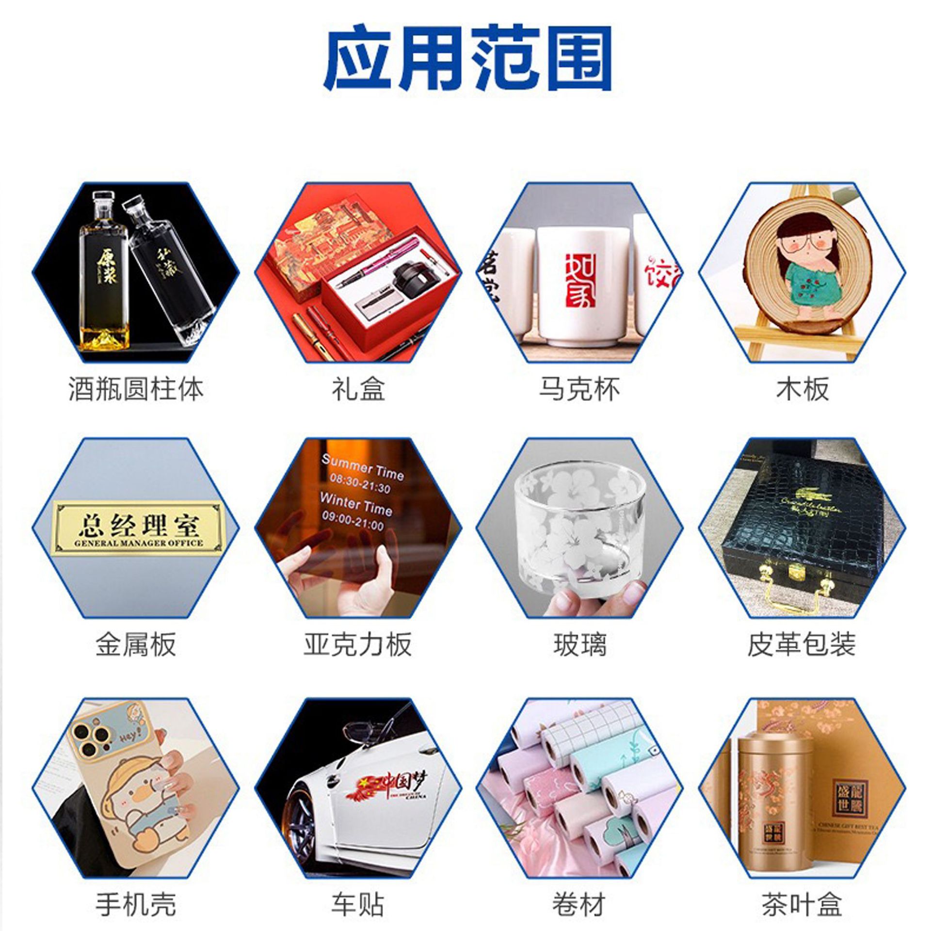 Small Visual Positioning Uv Printer Mobile Phone Case Acrylic Metal Sign Plastic Disc Cylinder Printing