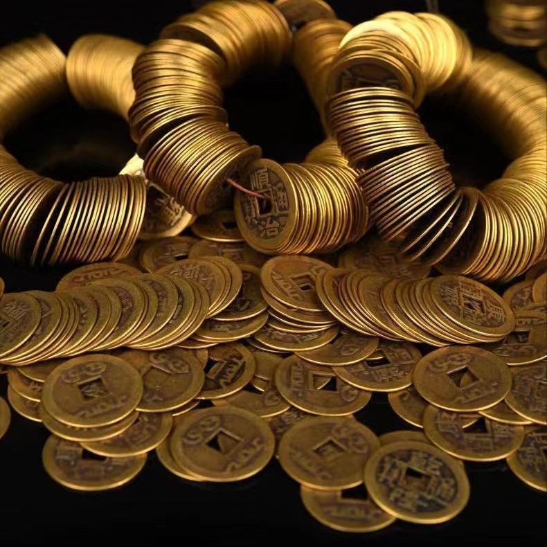 Imitation Copper Coins Wholesale Iron Five Emperors Coins Antique Coins Qing Dynasty Bulk Coins Imitation Copper Coins Shunji Qianlong Kangxi Wholesale Dropshipping