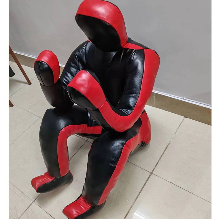 Seatable Foldable Training Dummy Wrestling Fighting Sanda Boxing Doll Judo Boxing Sanda Training Dummy