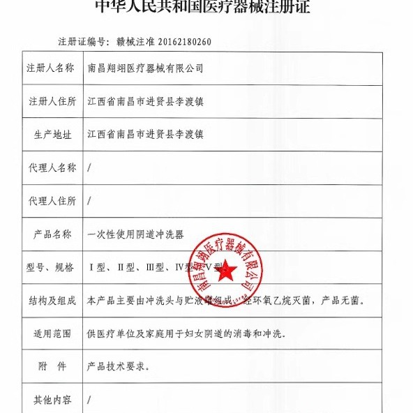 Medical Vaginal Irrigator Disposable Female Gynecological Internal Vagina and Vulva Private Parts Ladies Cleaning Medical Care Sterile