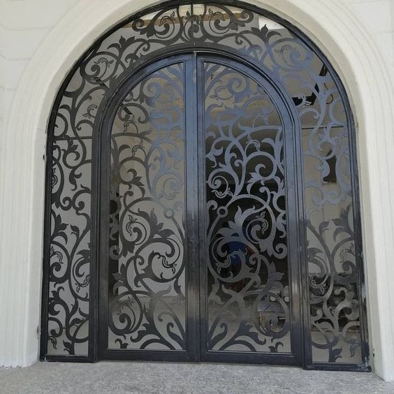 Metal Steel Cut Out Door Entrance Door Cnc Laser Cutting Plate Export Export Best-Selling Model