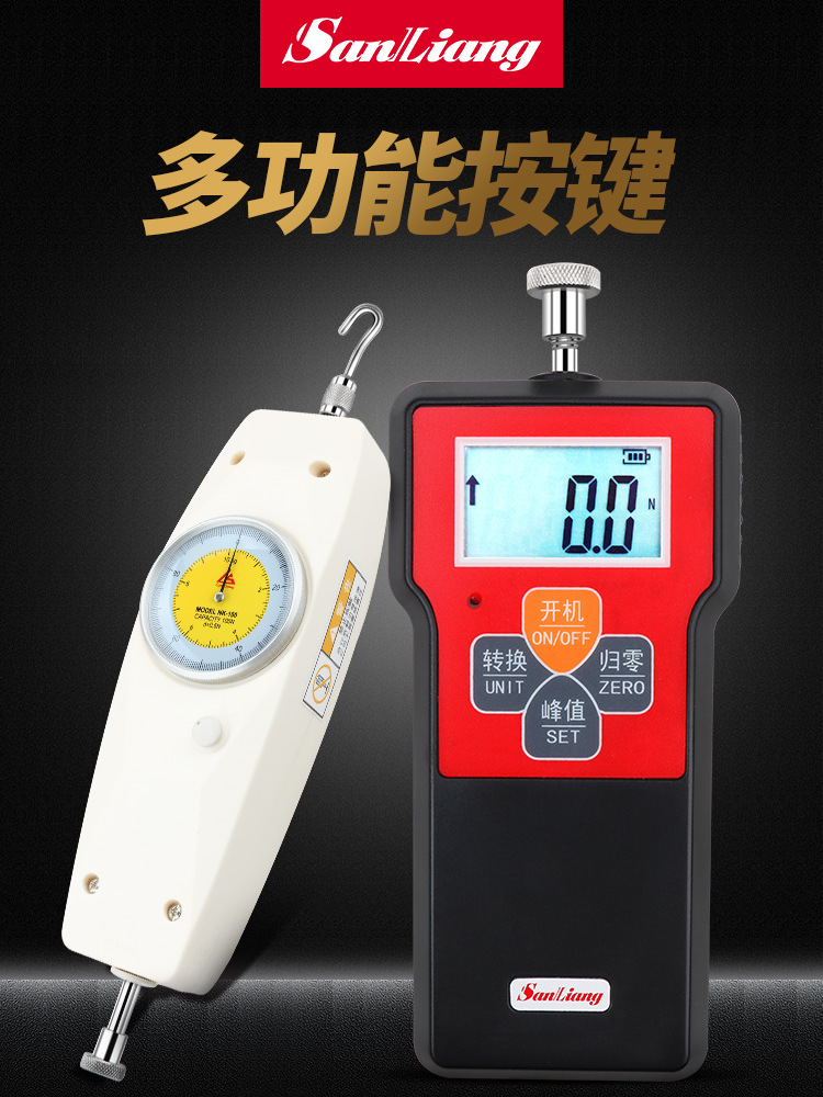 Japan Digital Display Push-Pull Force Gauge High-Precision Pointer Tension Tester Spring Dynamometer Pressure Test Machine