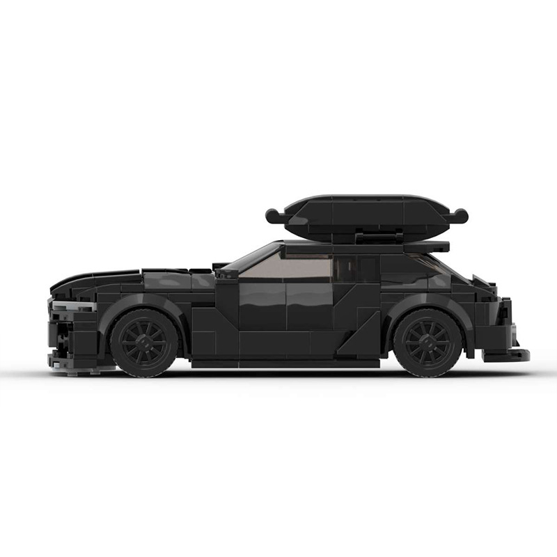 MOC building blocks compatible with Lego Audi RS6 V2 cross-border building blocks assembling racing car speed eight-grid car series