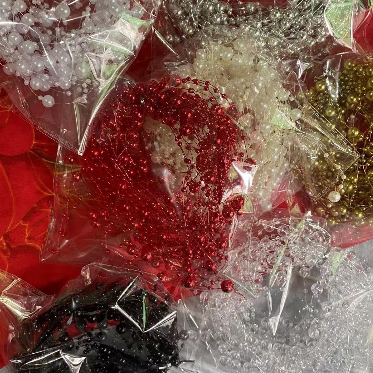 Can be divided into packaging cross-border hot sale 8 3abs fishing line beads style range with decorative accessories clothing