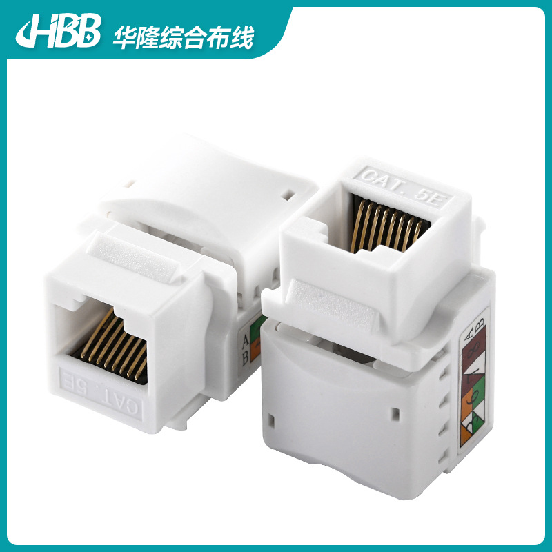 Small Bird Type 90 Degree Category 5E Category 6 Unshielded Network Information Module Rj45 Cat6 Cat5E