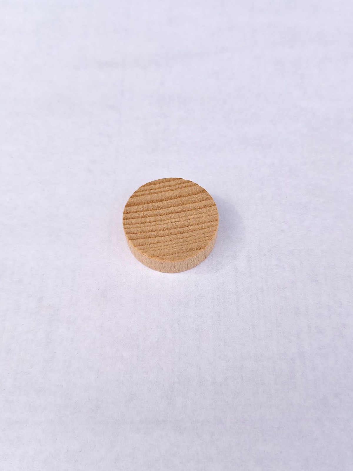 Xinzhe Spot Solid Wood 25mm Round Piece Natural Color Lotus Wood Piece DIY Solid Wood Hand-Painted Graffiti Round Wood Piece Beech Wood