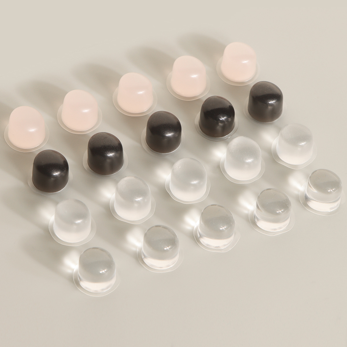 Liquid Silicone Mask Brush Head Transparent Beauty Jelly Glue Cosmetic Brush Head Pink Mask Brush Head in stock Wholesale