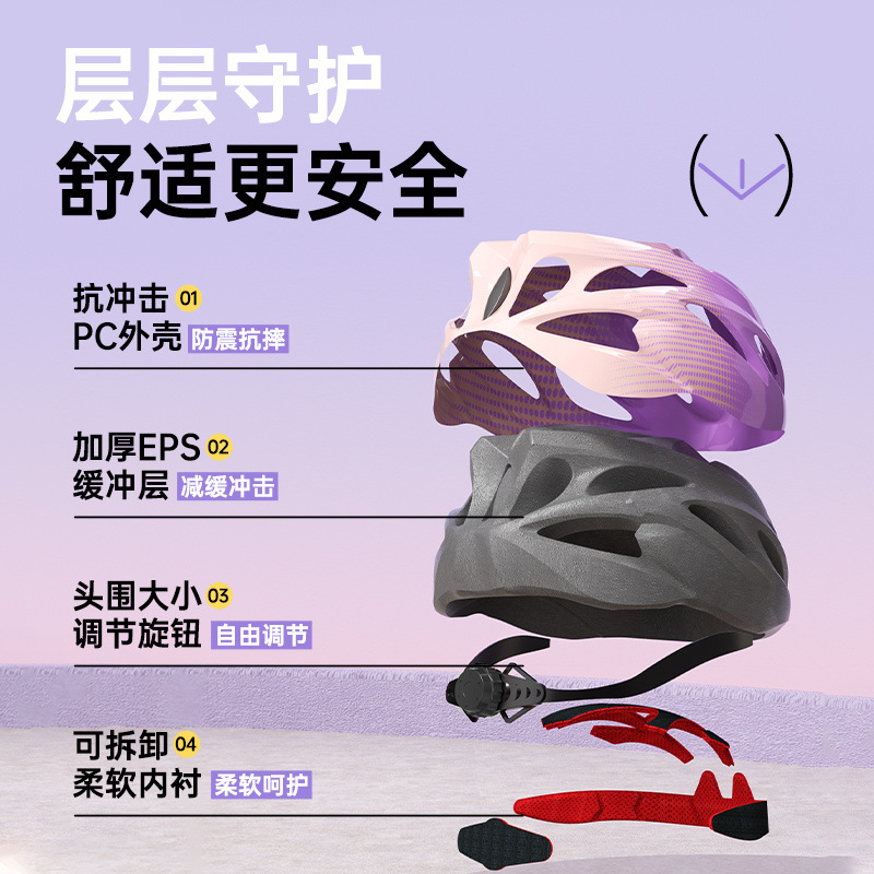 Children's Bicycle Helmet, Cycling Roller Skating Protective Gear Set, Protective Pulley, Special Balance Car Knee Pads for Girls, Hot Sale