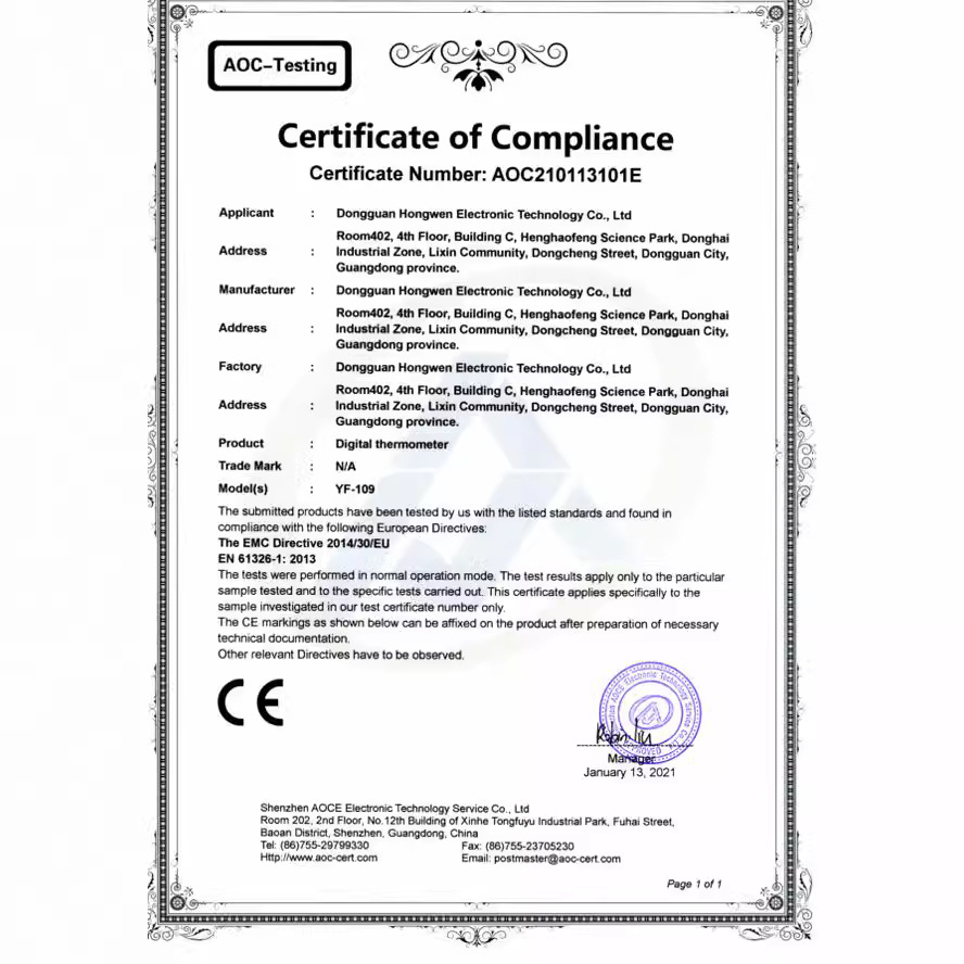 Cross-border Food Thermometer Barbecue Barbecue Thermometer Probe Folding Kitchen Thermometer BBQ Oil Temperature Measurement