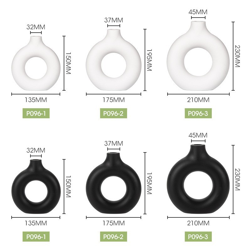 Креативная круглая ваза в стиле Nordic для домашнего декора, цветочная композиция для гостиной