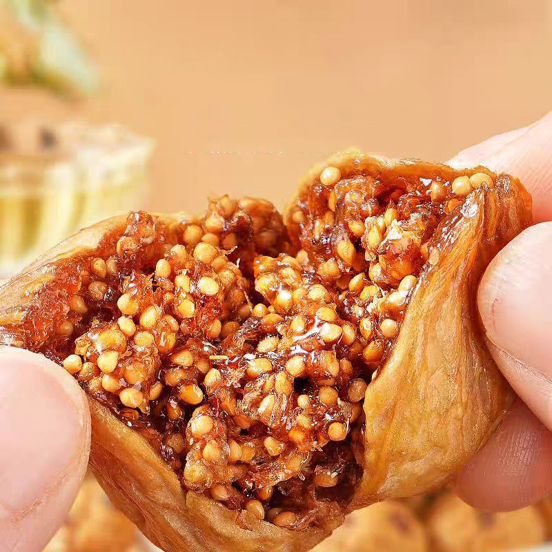 Shipped on Behalf of Xinjiang Specialty Products: 500g Bag of Dried Figs with Plump Flesh, Fresh, Sweet, Healthy and Leisurely Snacks