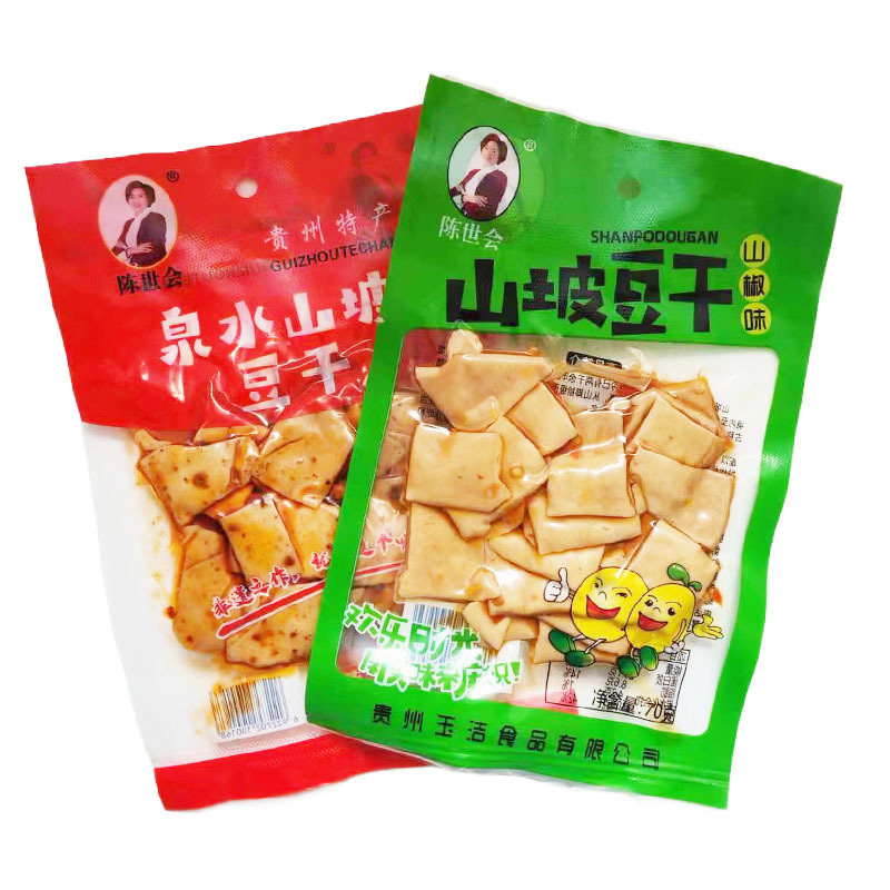 Сушеный тофу с маринованным перцем 70 г/упаковка закуски оптом