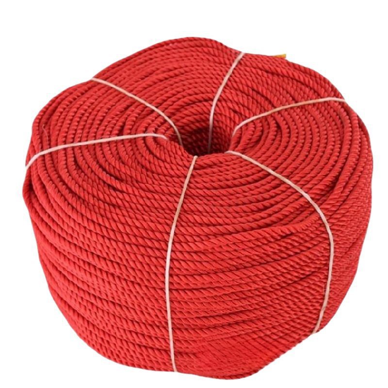 Nylon Rope, White Rope, Three-Strand Packing Strap, Packaging Rope, Red Rope, Rope for Hanging Lanterns, Hand-Woven Leidezhu