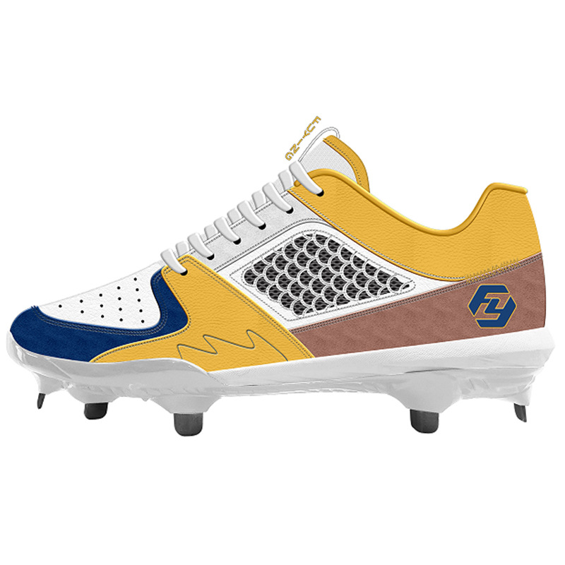 Customized Baseball Shoes, Sports Fly Woven Breathable Cushioning Anti-Slip Professional Game Training Shoes Manufacturer Direct Delivery